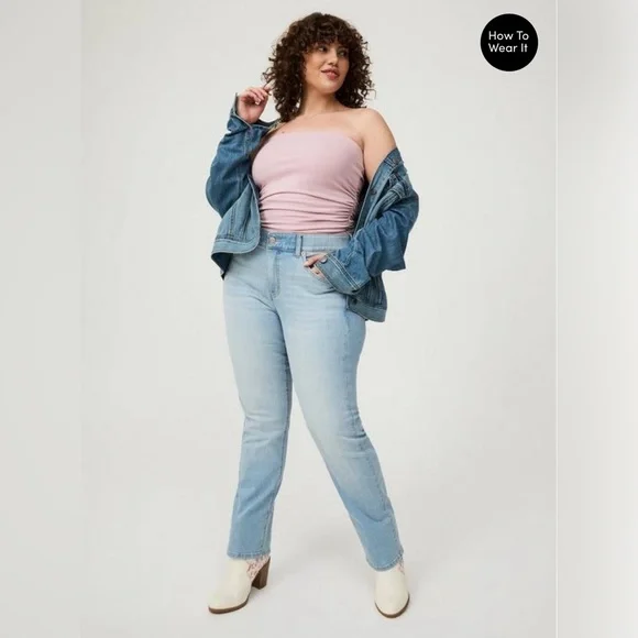 Torrid Foxy Ruched Tube Top - Picture 5 of 8